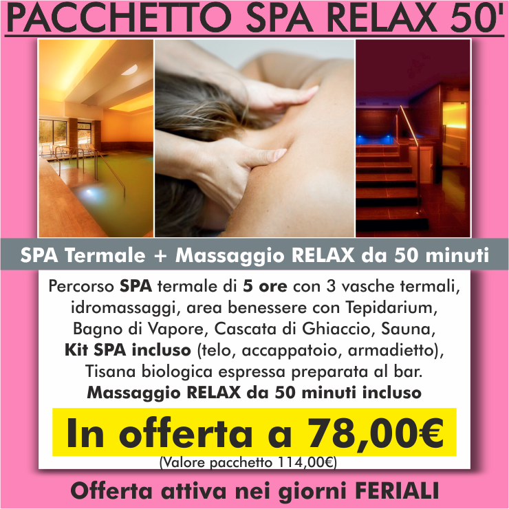 Pacchetto SPA Relax 50'